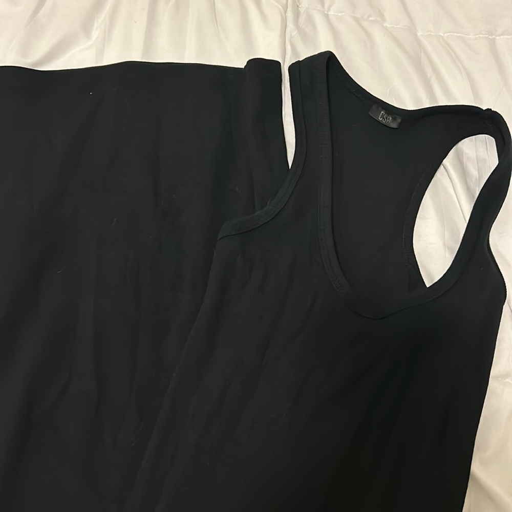 Black maxi dress